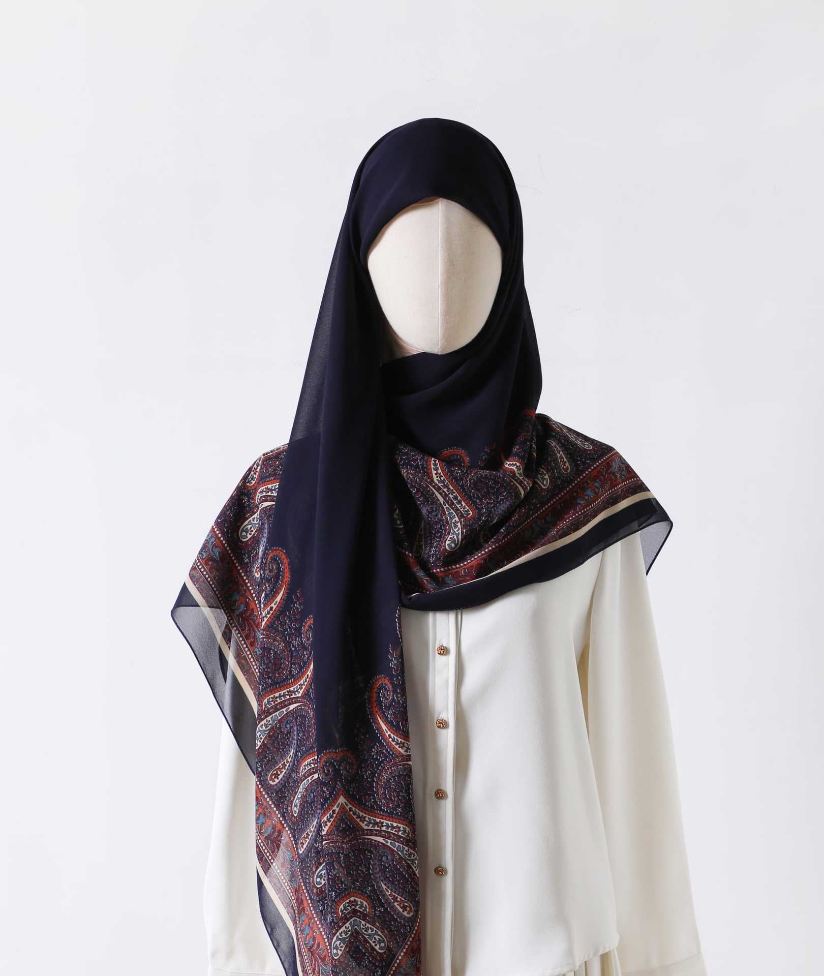 130 crystal chiffon 01 130*130cm Chiffon Scarf Silk Printed Sunscreen Scarf