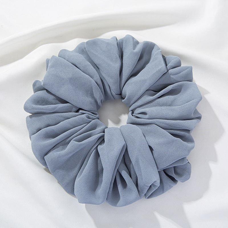 WJA299 Large size ladies' big head bouquet chiffon large intestine circle hairband
