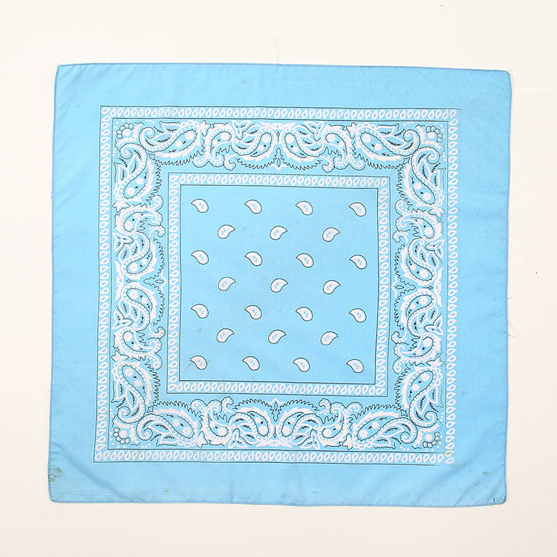 FJ836B Cashew nut printing 54*54CM professional scarf foreign trade new small square towel plain hijab hijab/tudung kerchief printed hijab shawl bawal