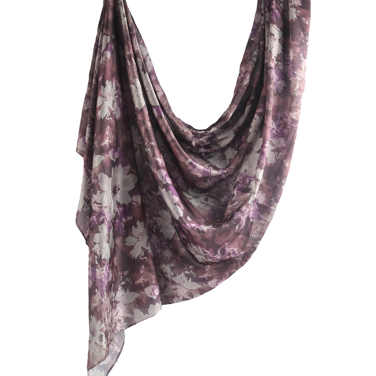 WJ003 Silk printed hijab