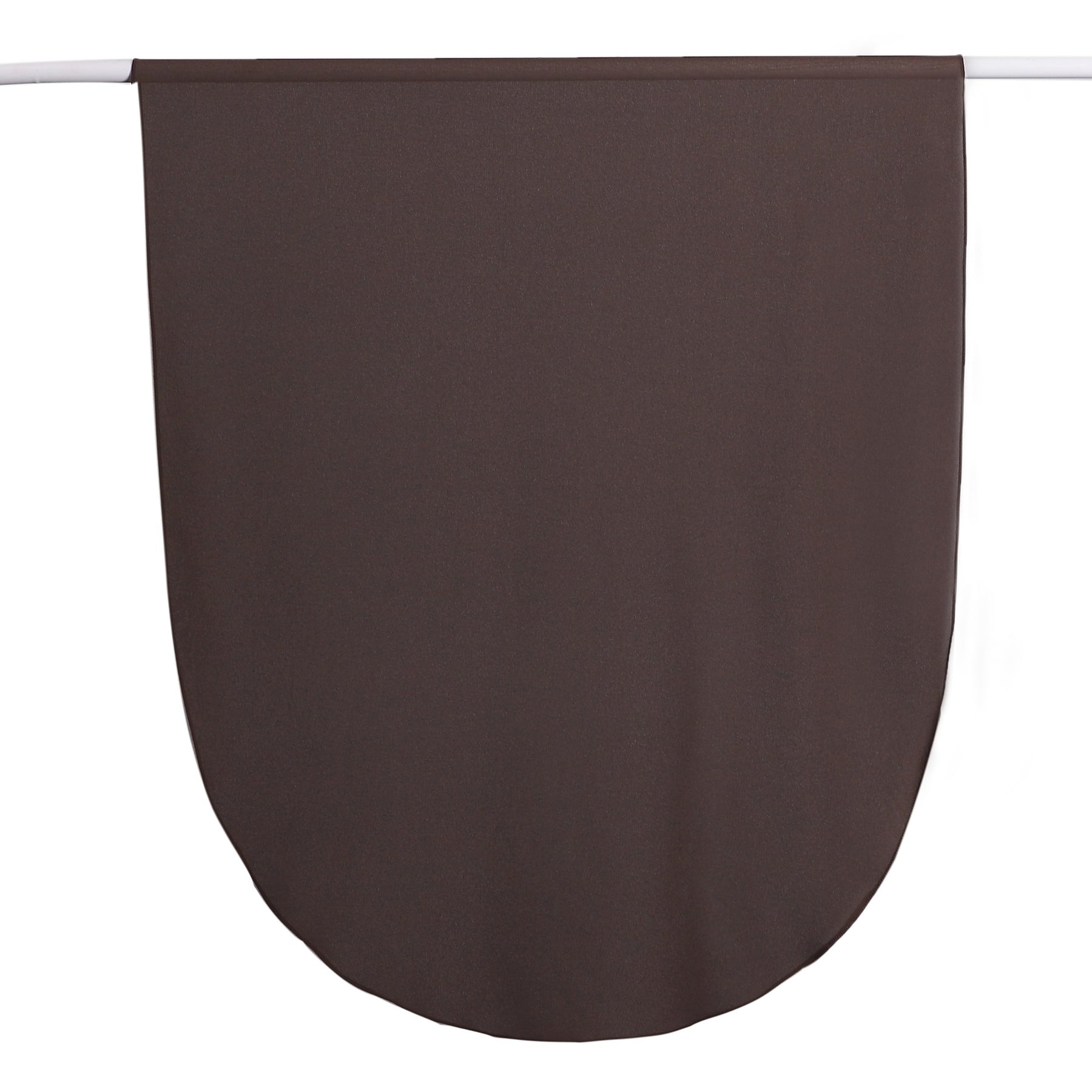 MRYJ01 Rounded hem semi-circular chiffon hijab