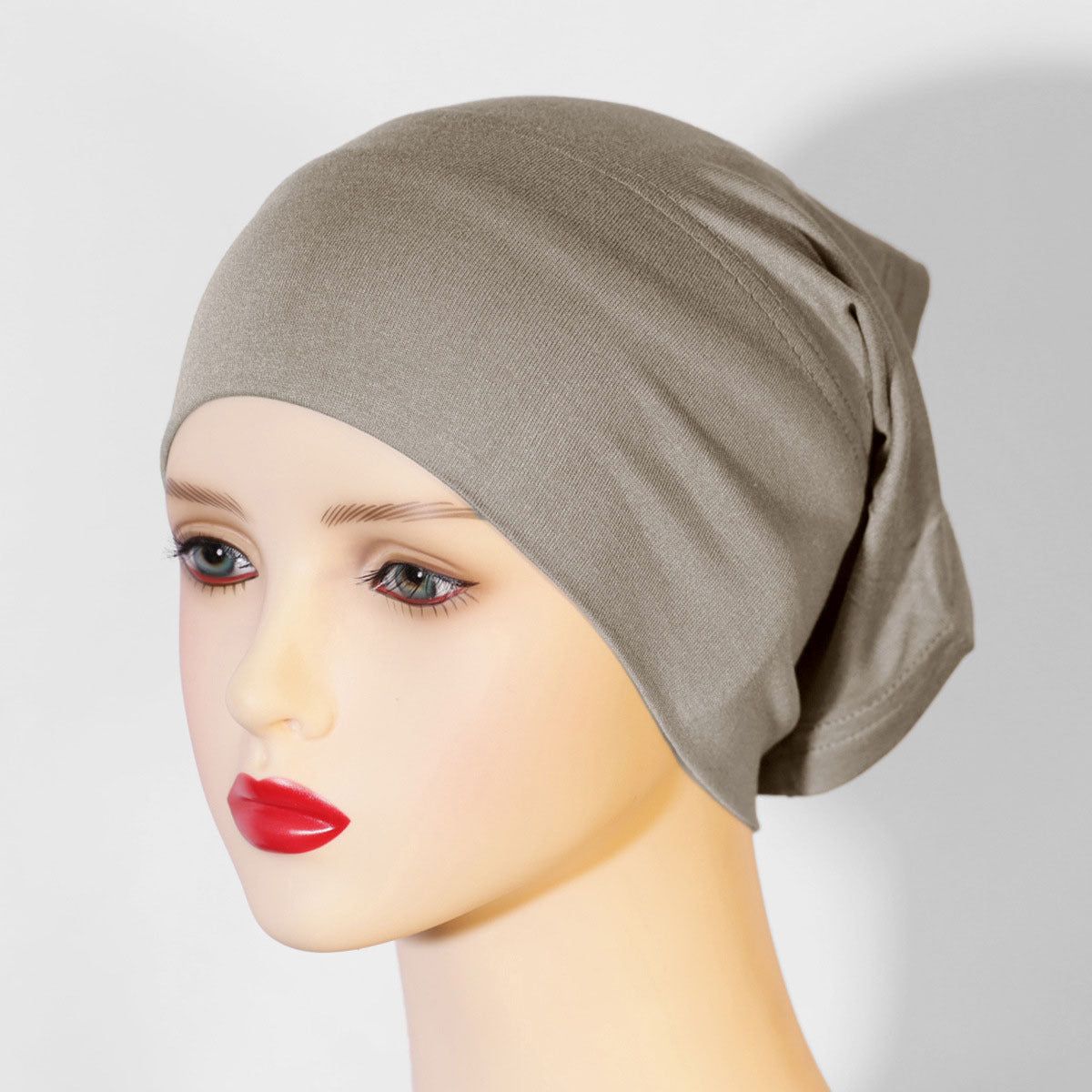 KGN-01 Women's pure cotton elastic breathable solid color hijab cap - MinYang Fashion Apparel Accessory Manufacturer