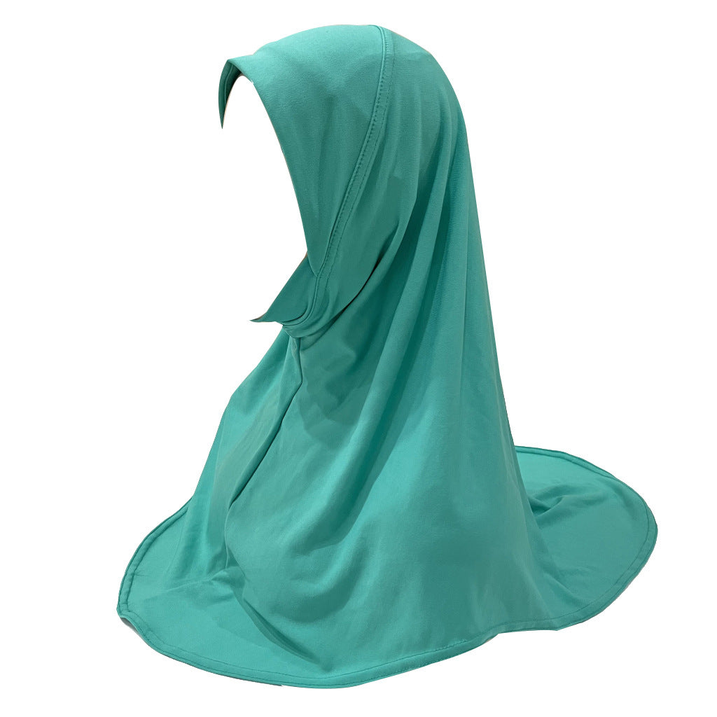 H304  good fabric triangular shape chin hijab for kids 5-10 years old size S Child - MinYang Fashion Apparel Accessory Manufacturer