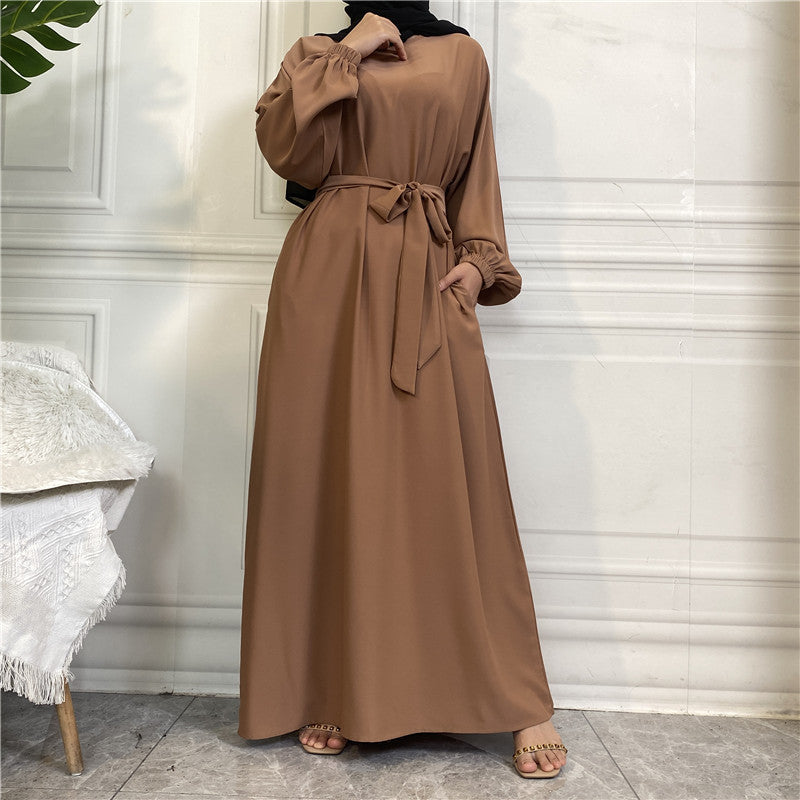 6673 abaya musulmana simple