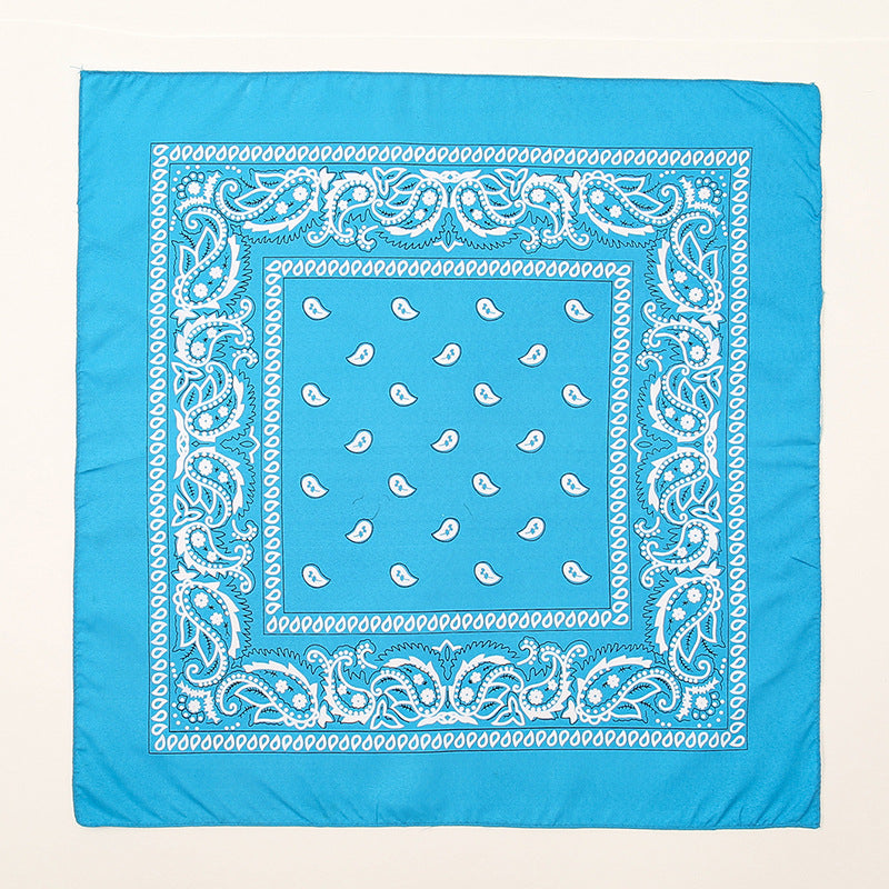 FJ836B Cashew nut printing 54*54CM professional scarf foreign trade new small square towel plain hijab hijab/tudung kerchief printed hijab shawl bawal