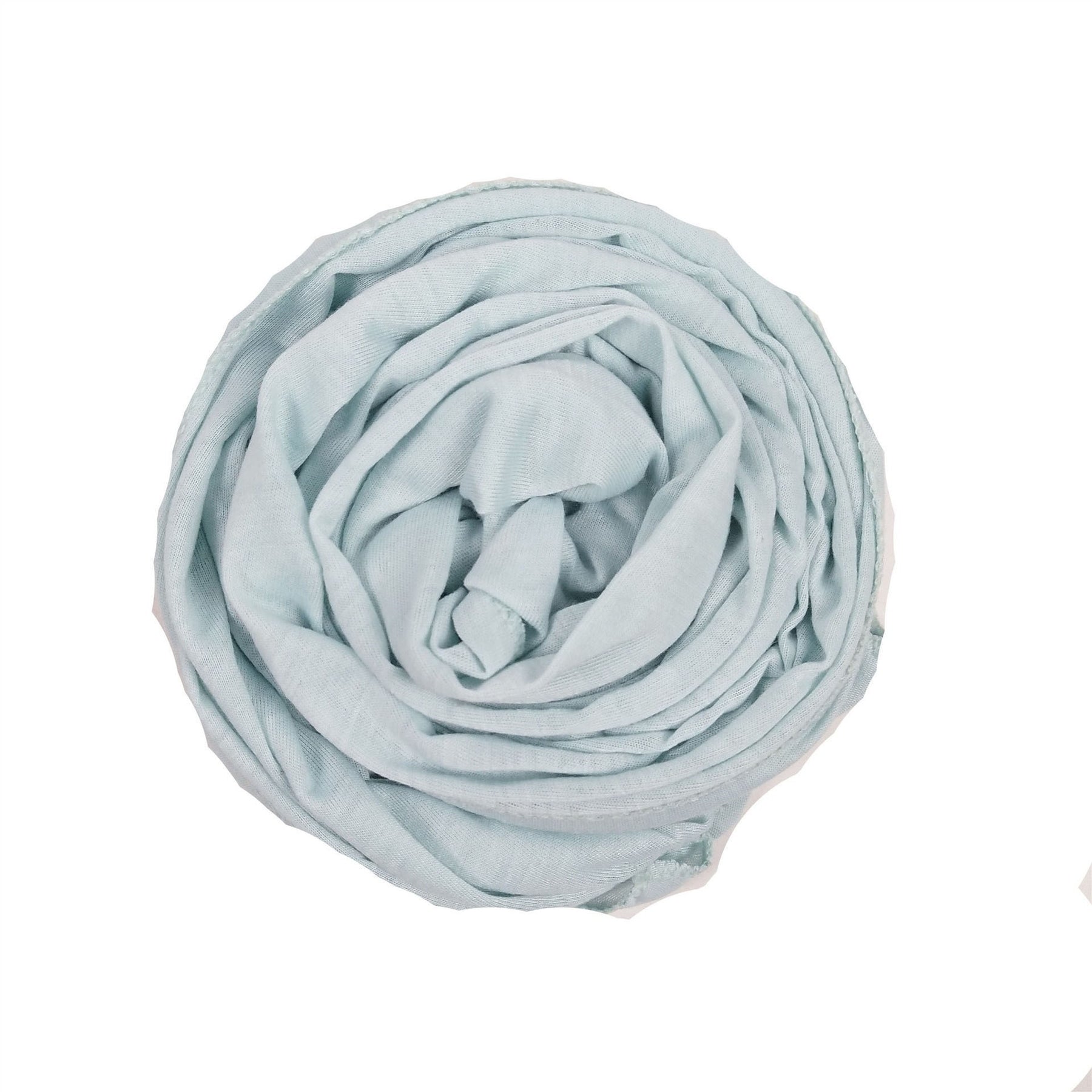 YS007 Gorro con bufanda de color liso modal