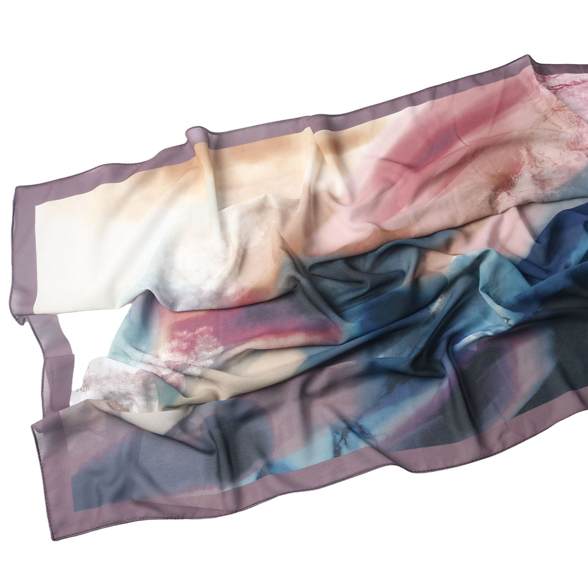 wj054 Printed breathable soft hijab
