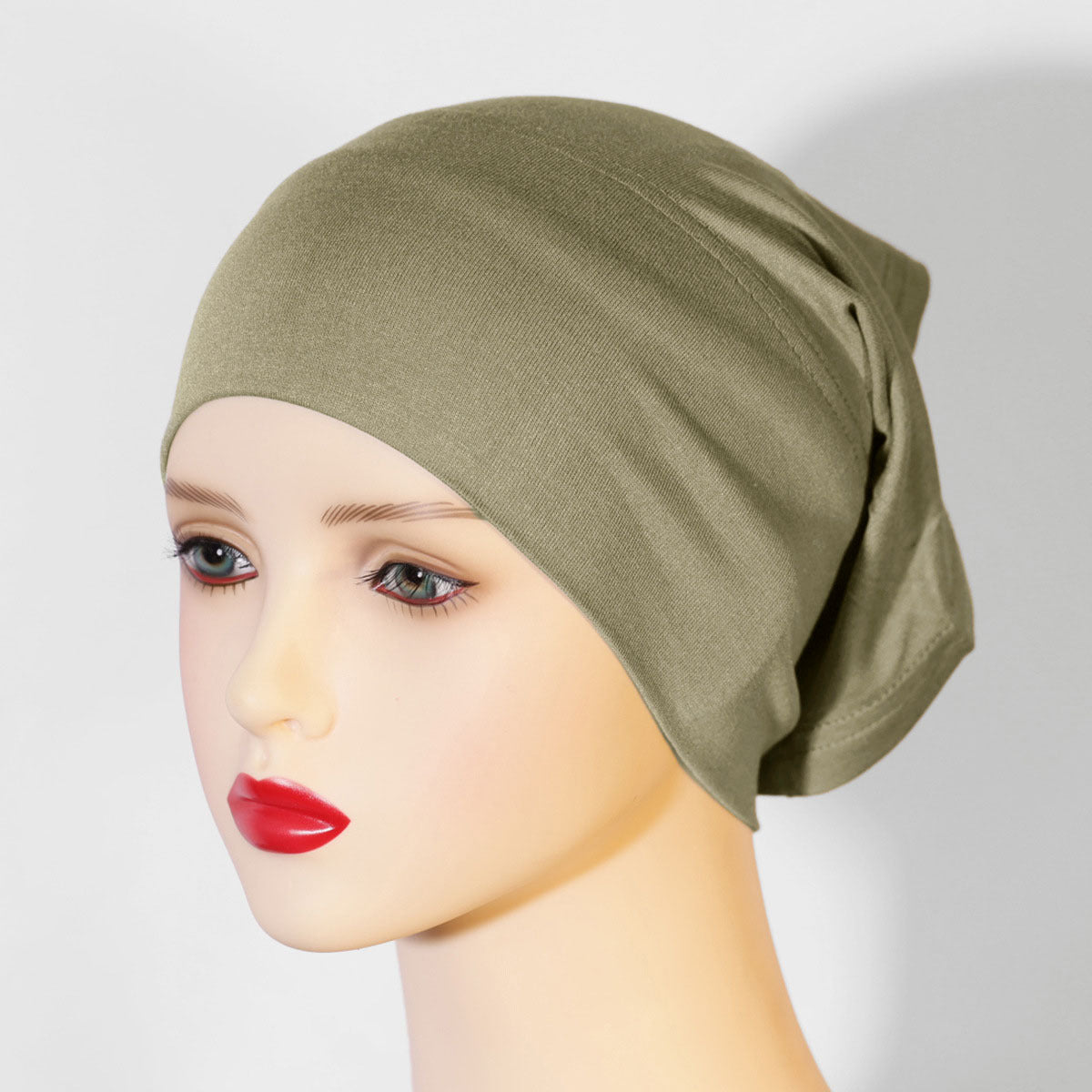 KGN-01 Women's pure cotton elastic breathable solid color hijab cap - MinYang Fashion Apparel Accessory Manufacturer