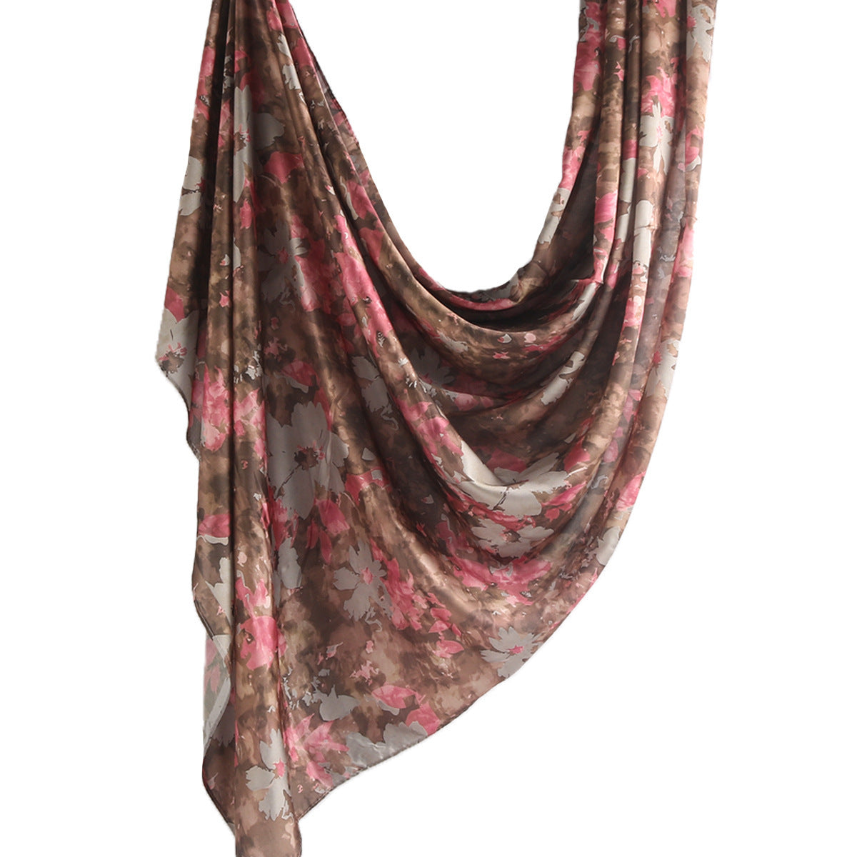 WJ003 Silk printed hijab