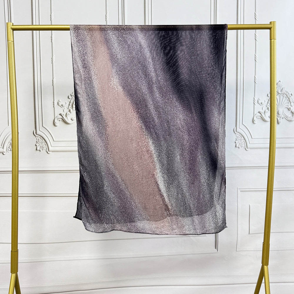 WJ002 Modal printed muslin scarf