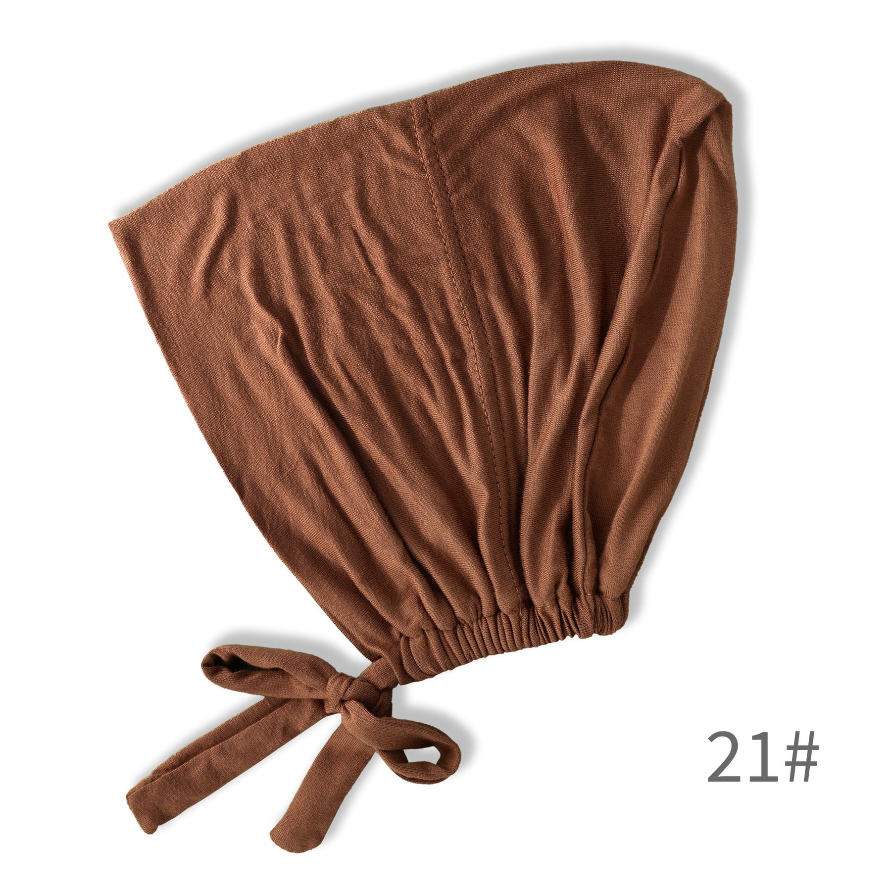 BD-01 Adjustable mercerized cotton jersey strap Muslim hat bottom cap