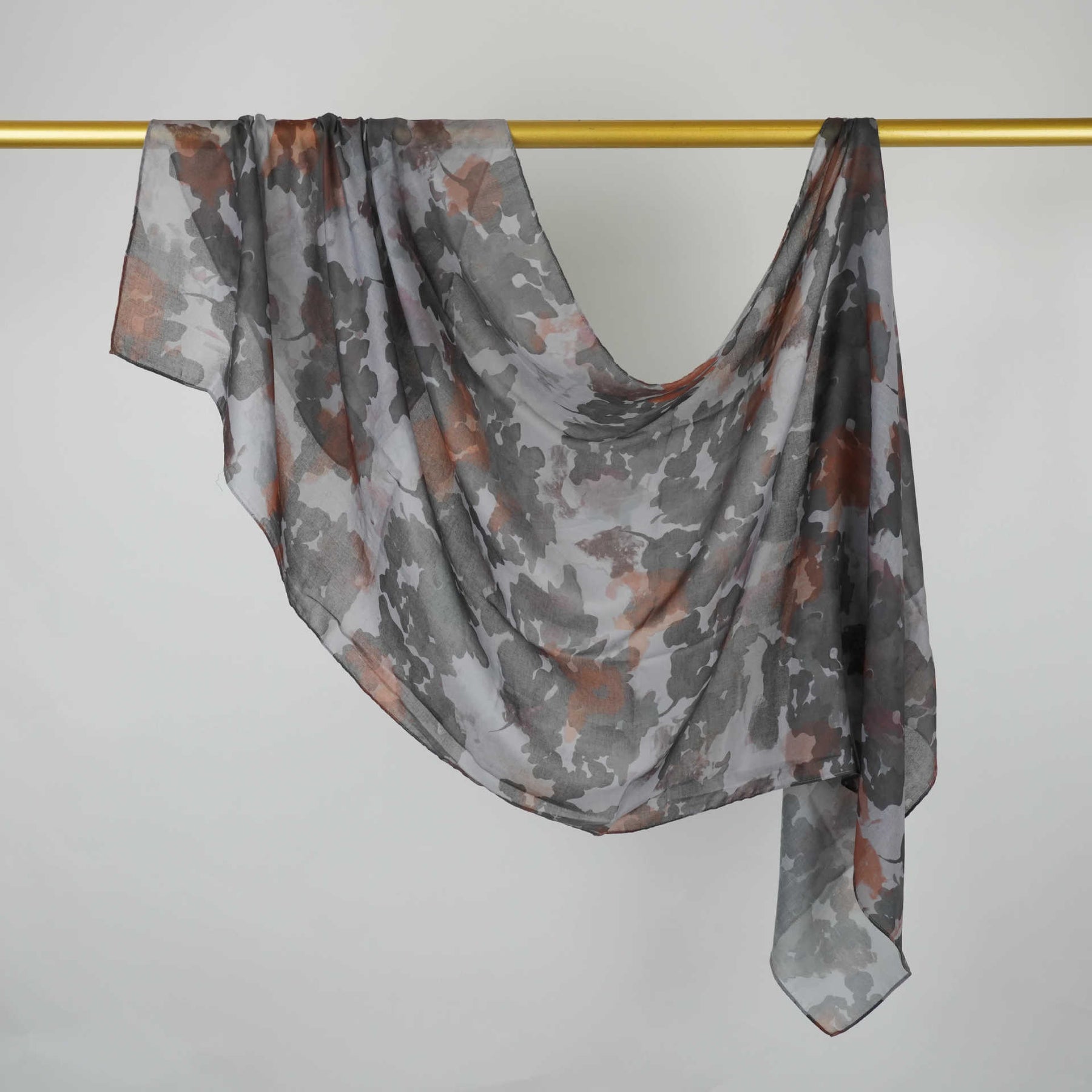 BF007 Polyester-cotton tie-dye watercolor hijab