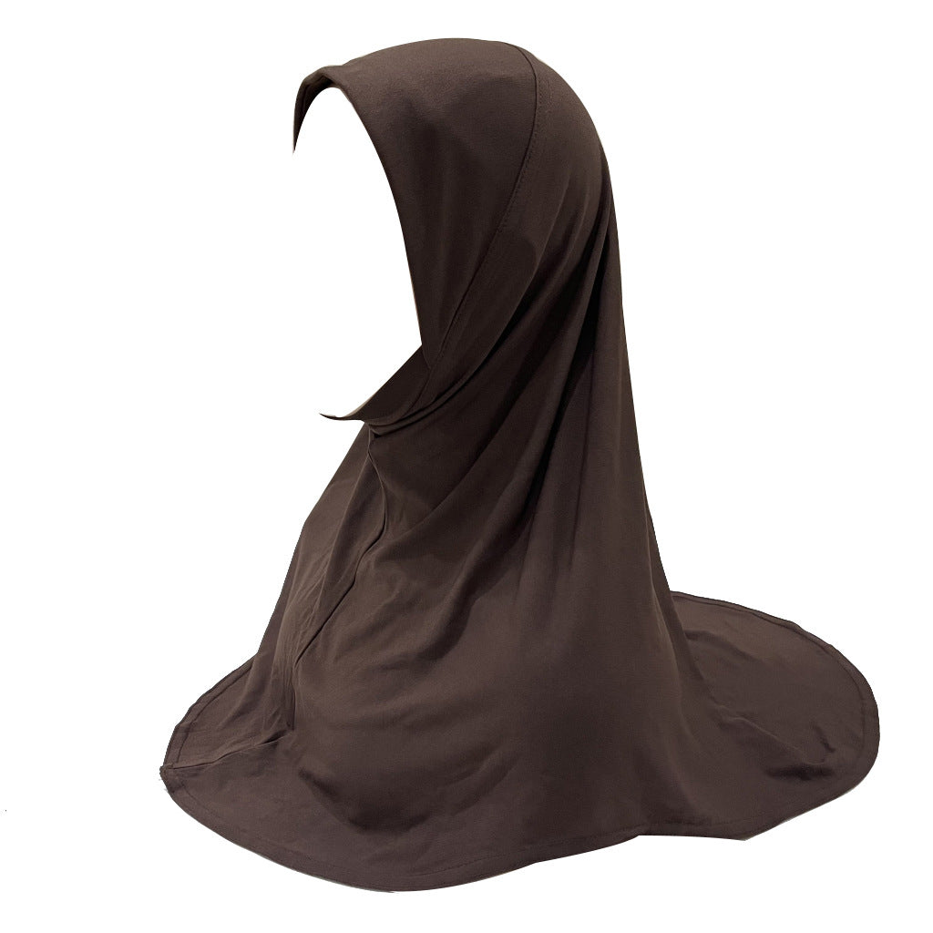 H304  good fabric triangular shape chin hijab for kids 5-10 years old size S Child - MinYang Fashion Apparel Accessory Manufacturer