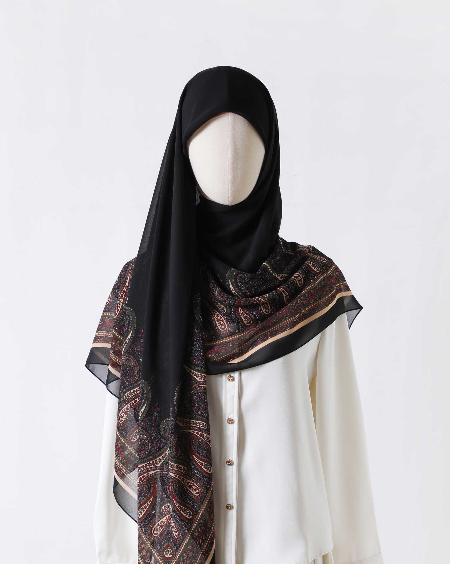 130 crystal chiffon 01 130*130cm Chiffon Scarf Silk Printed Sunscreen Scarf