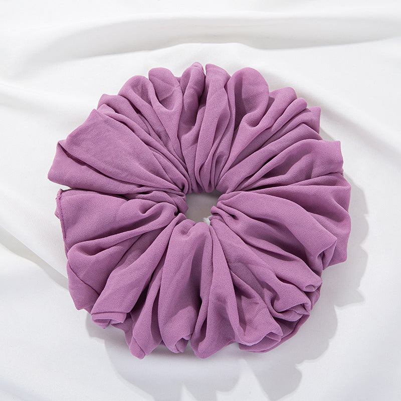 WJA299 Large size ladies' big head bouquet chiffon large intestine circle hairband