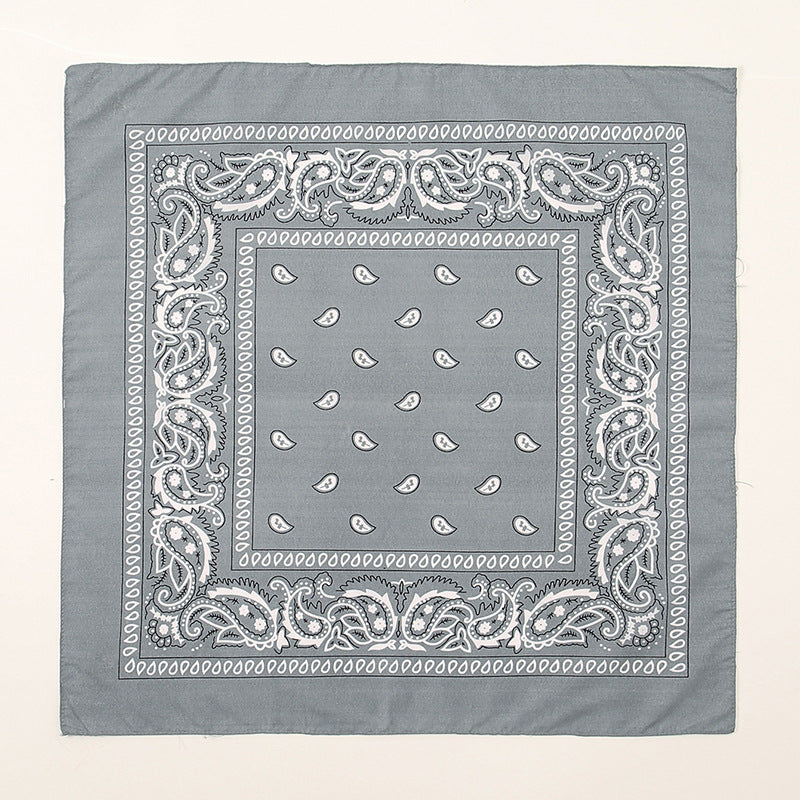 FJ836B Cashew nut printing 54*54CM professional scarf foreign trade new small square towel plain hijab hijab/tudung kerchief printed hijab shawl bawal