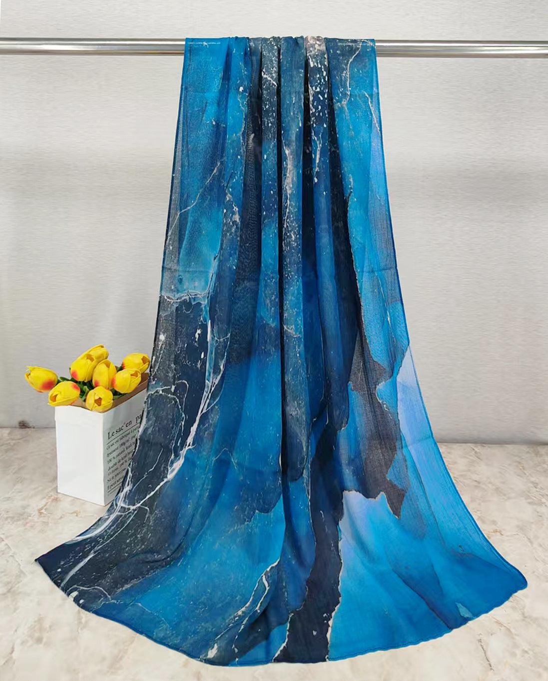 MYE001 Watercolor Modal Cotton Digital Print Scarf