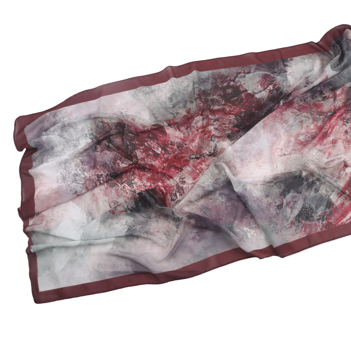 wj054 Printed breathable soft hijab