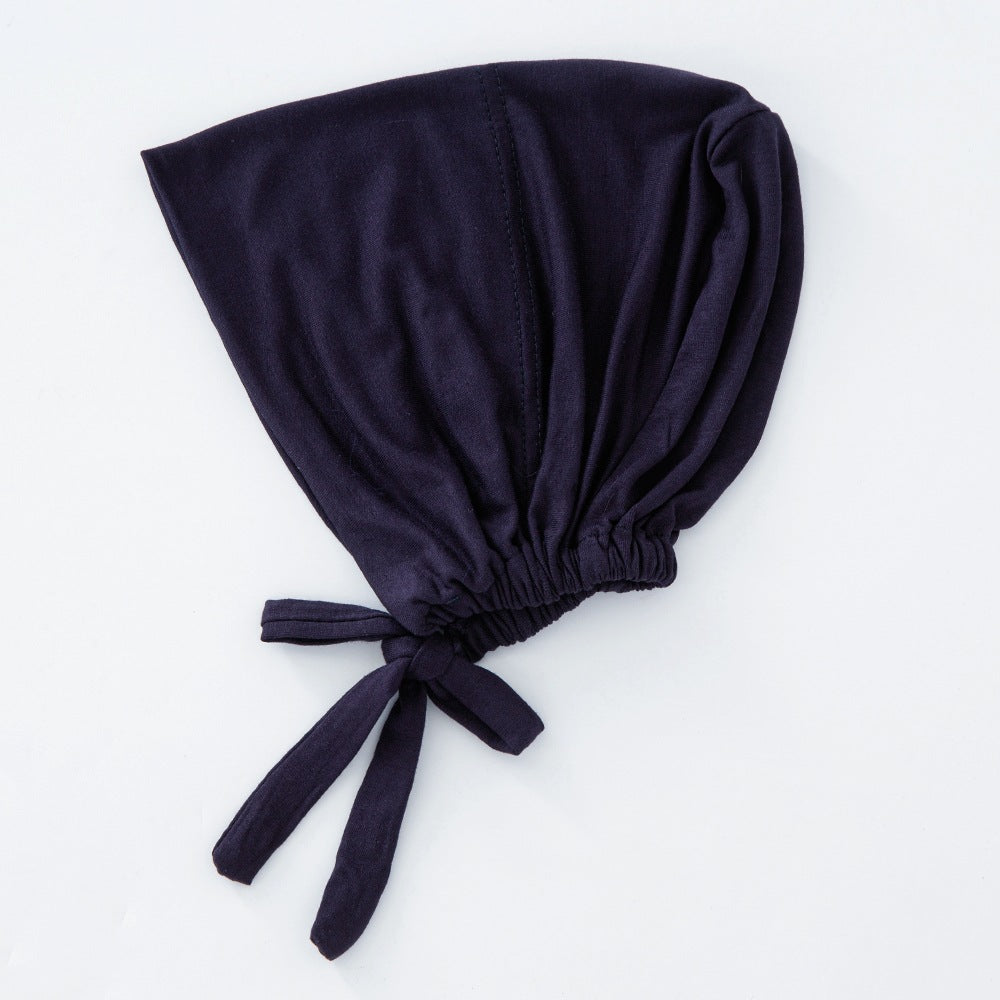 WJA351 Modal elastic adjustable solid color small hat cap - MinYang Fashion Apparel Accessory Manufacturer