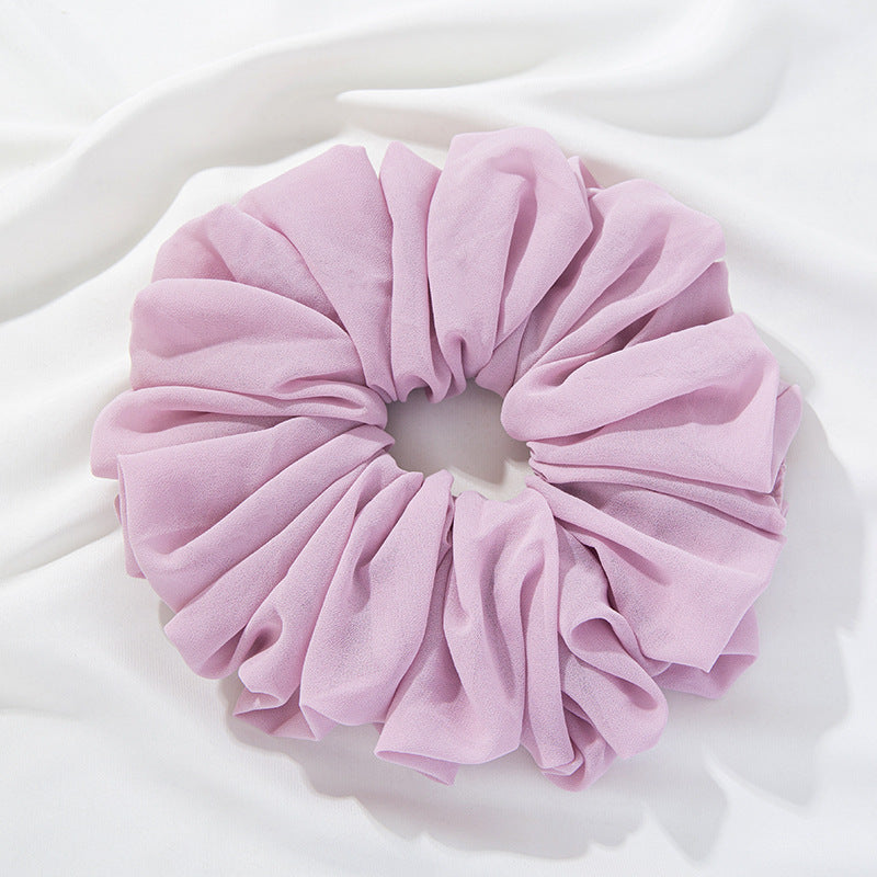 WJA299 Large size ladies' big head bouquet chiffon large intestine circle hairband