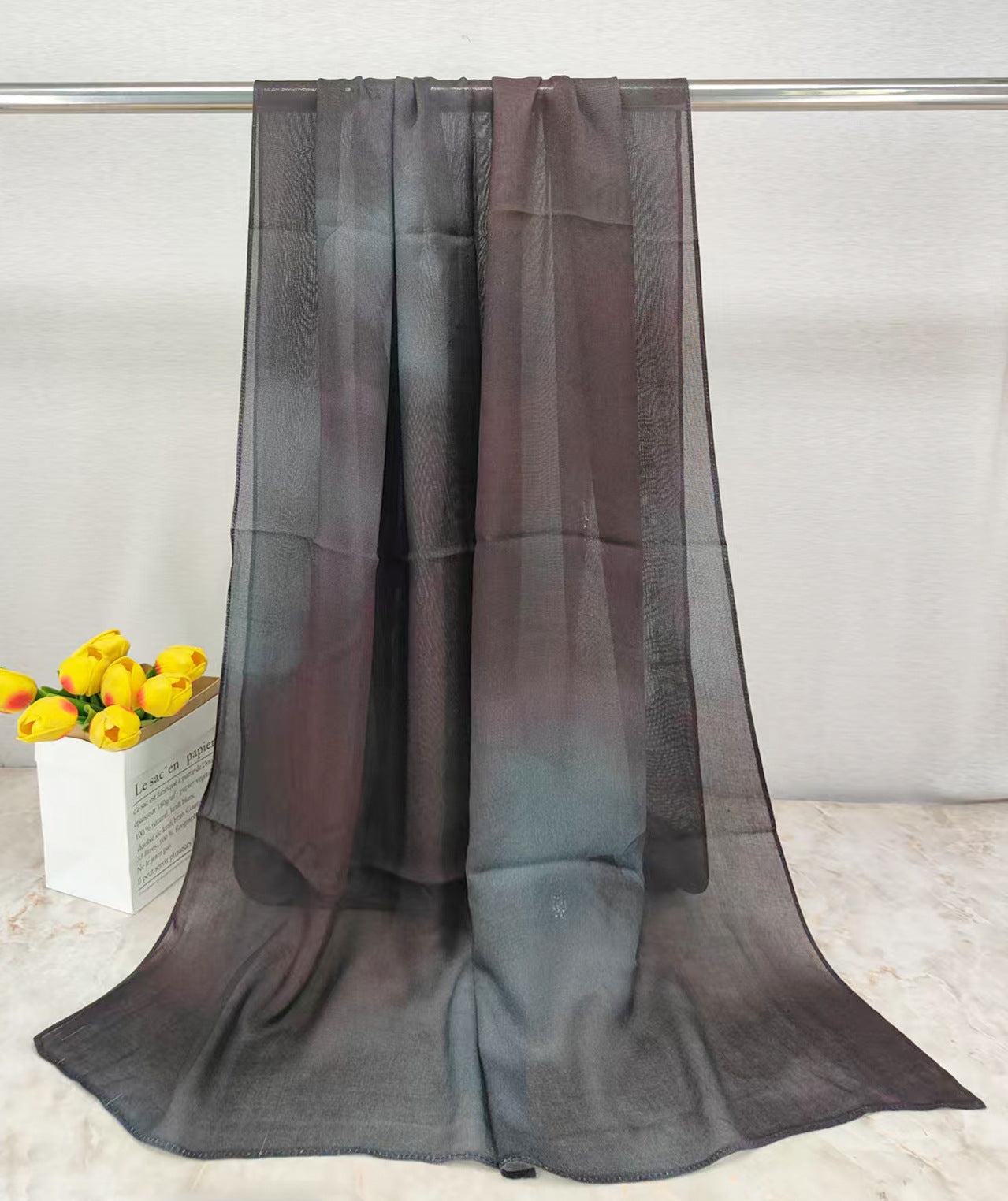 MYE001 Watercolor Modal Cotton Digital Print Scarf