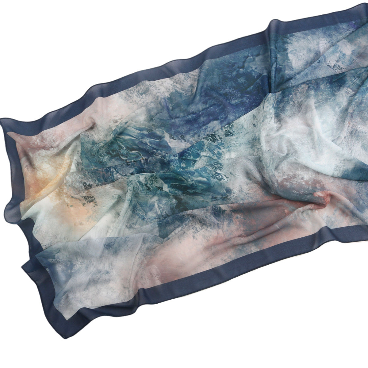 wj054 Printed breathable soft hijab
