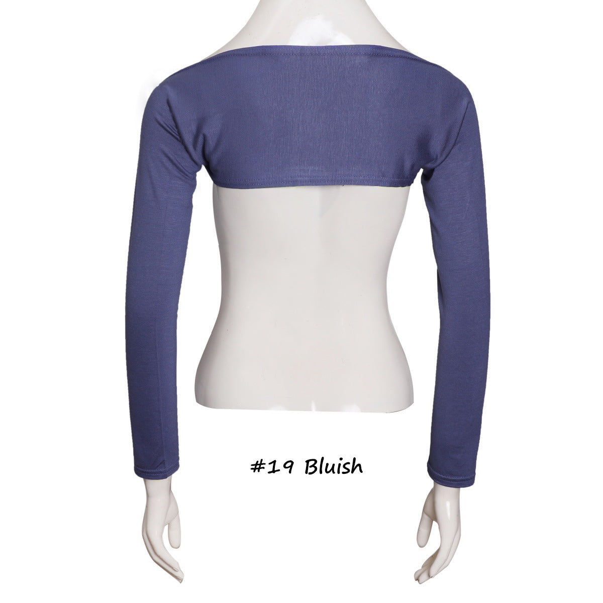 YZ17 Solid color modal cotton bottoming shoulder sleeves