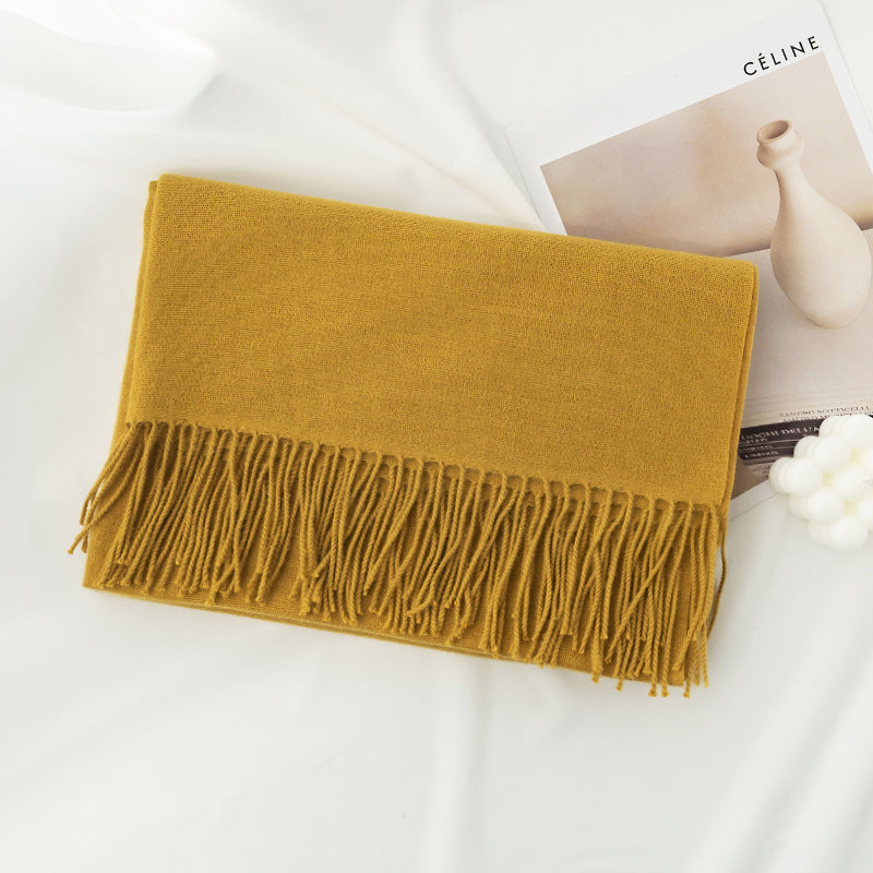 FH24-5889 All-match faux cashmere scarf winter scarf scarf