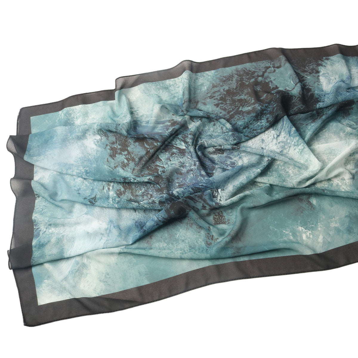 wj054 Printed breathable soft hijab