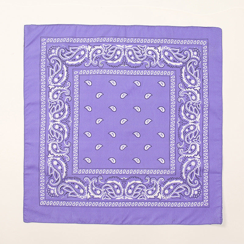 FJ836B Cashew nut printing 54*54CM professional scarf foreign trade new small square towel plain hijab hijab/tudung kerchief printed hijab shawl bawal