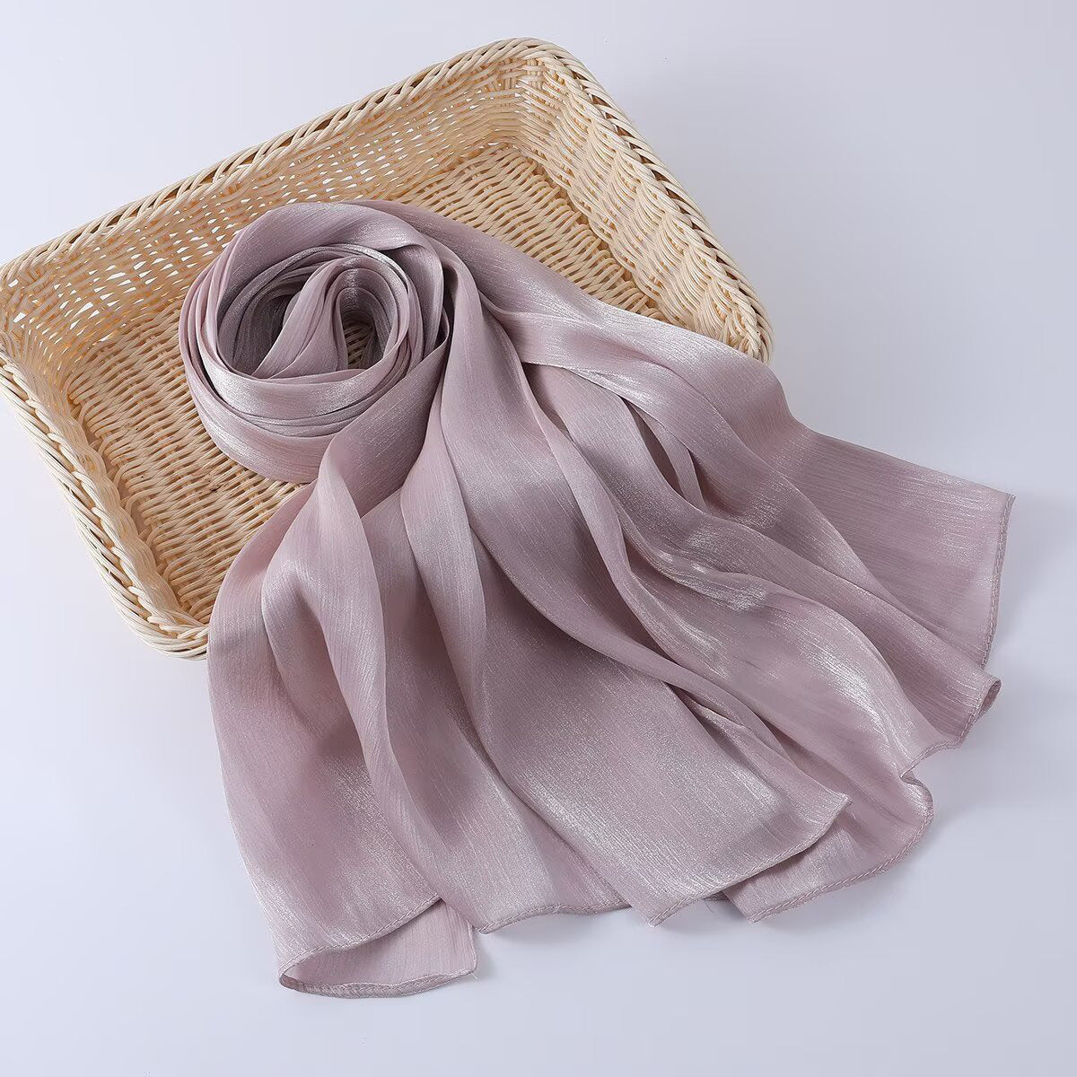 G690 Bright silk fabric breathable cool hijab