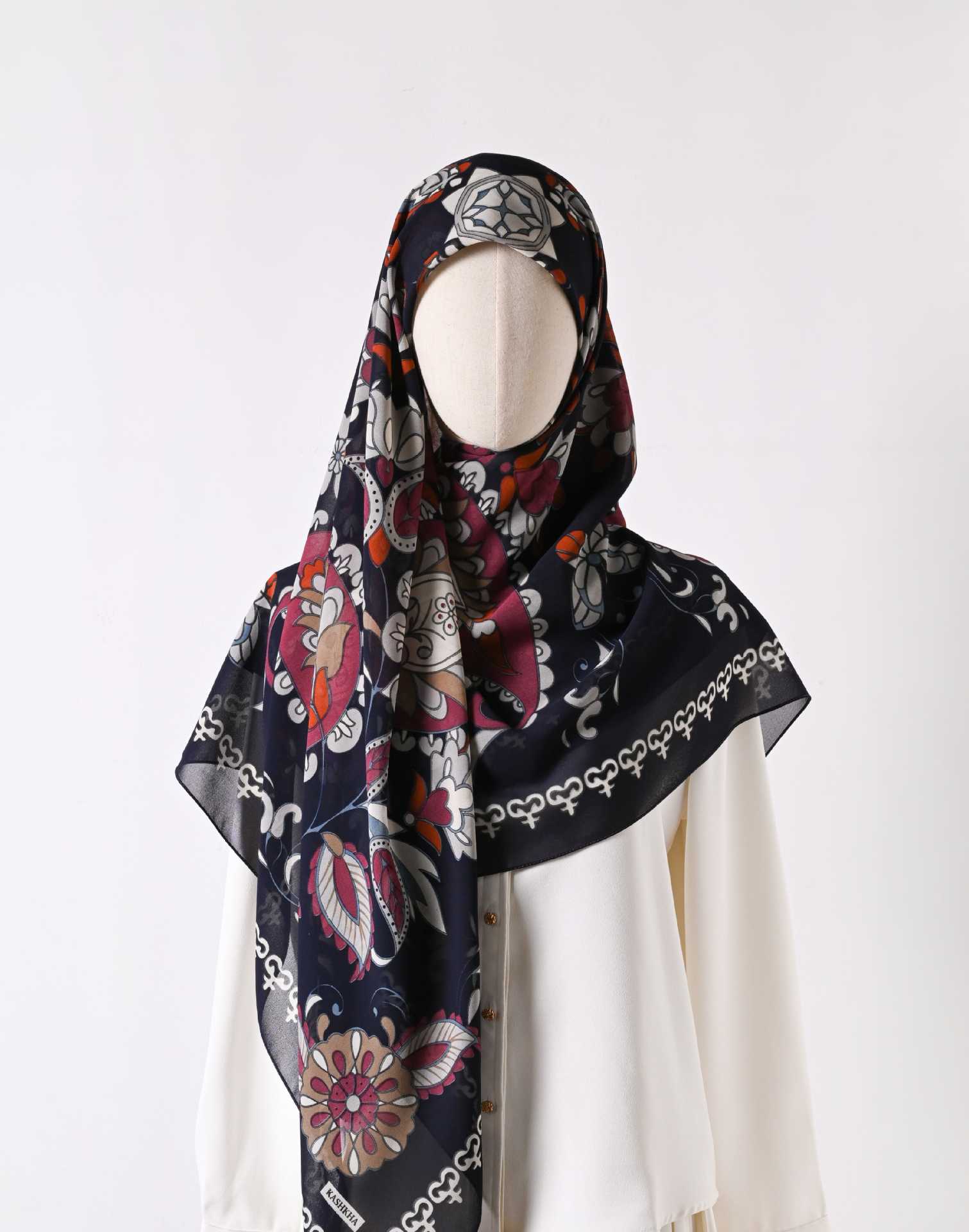 130 crystal chiffon 01 130*130cm Chiffon Scarf Silk Printed Sunscreen Scarf