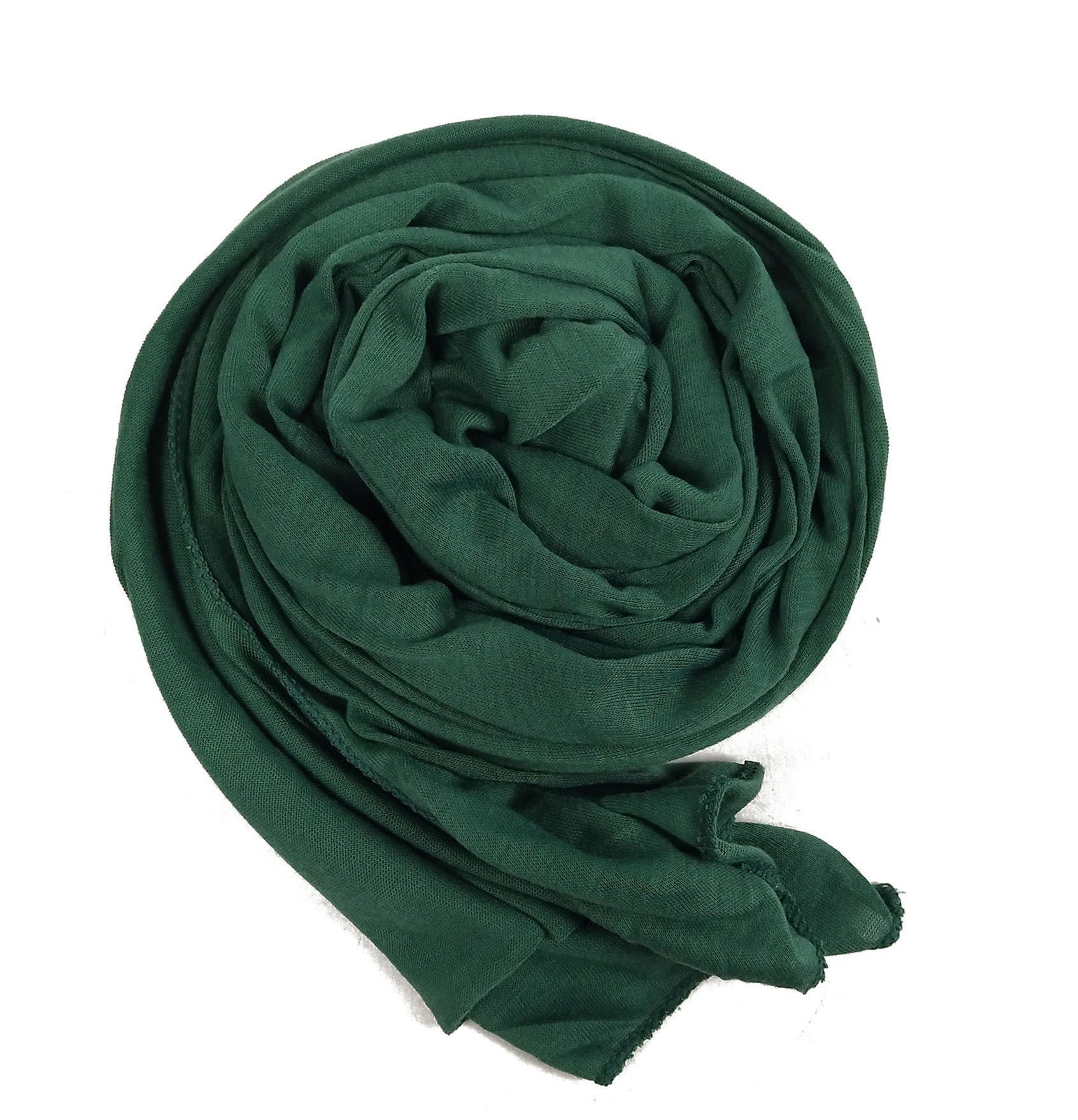 YS007 Gorro con bufanda de color liso modal