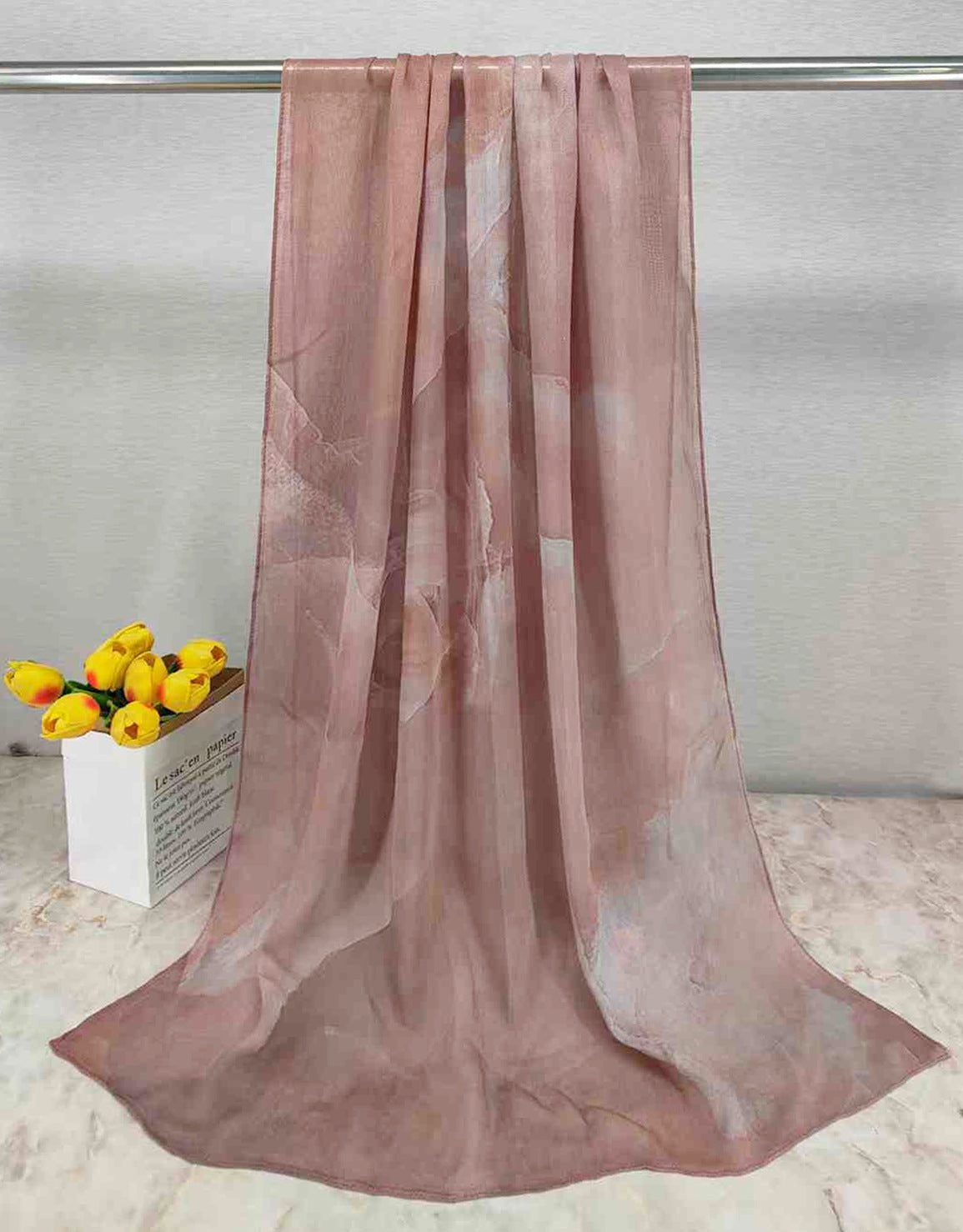 MYE001 Watercolor Modal Cotton Digital Print Scarf