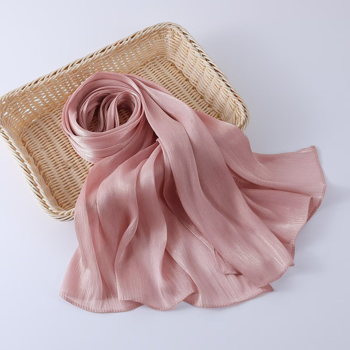 G690 Bright silk fabric breathable cool hijab