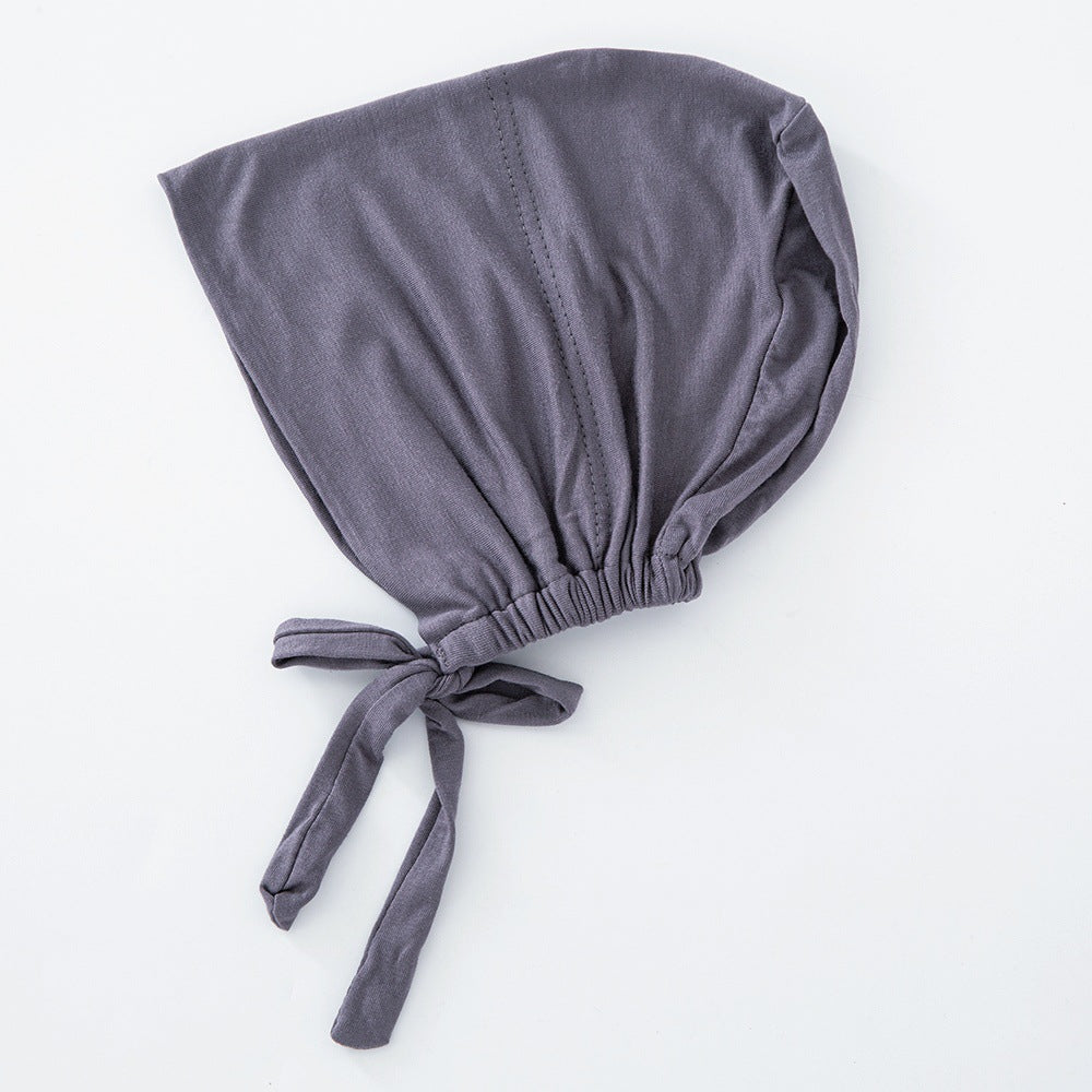 WJA351 Modal elastic adjustable solid color small hat cap - MinYang Fashion Apparel Accessory Manufacturer