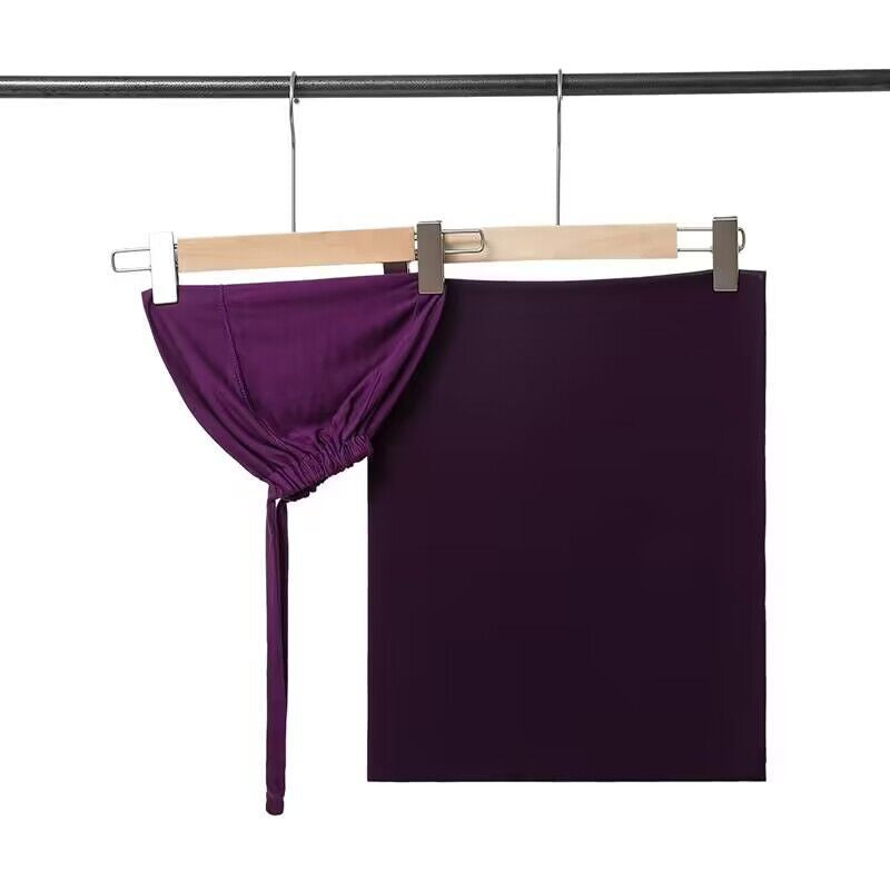 YS009 Solid color pearl chiffon scarf cap - MinYang Fashion Apparel Accessory Manufacturer