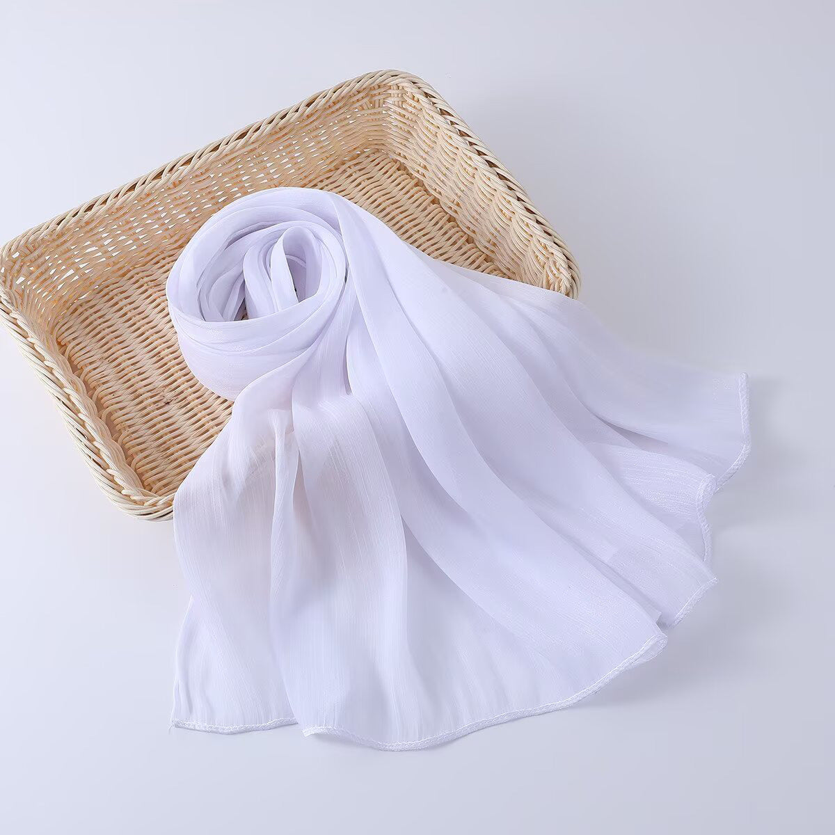 G690 Bright silk fabric breathable cool hijab