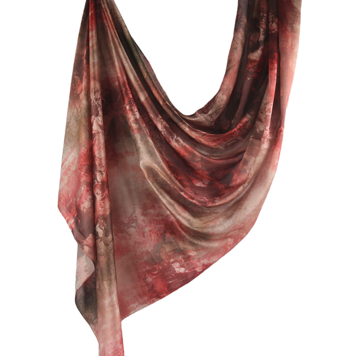 WJ003 Silk printed hijab
