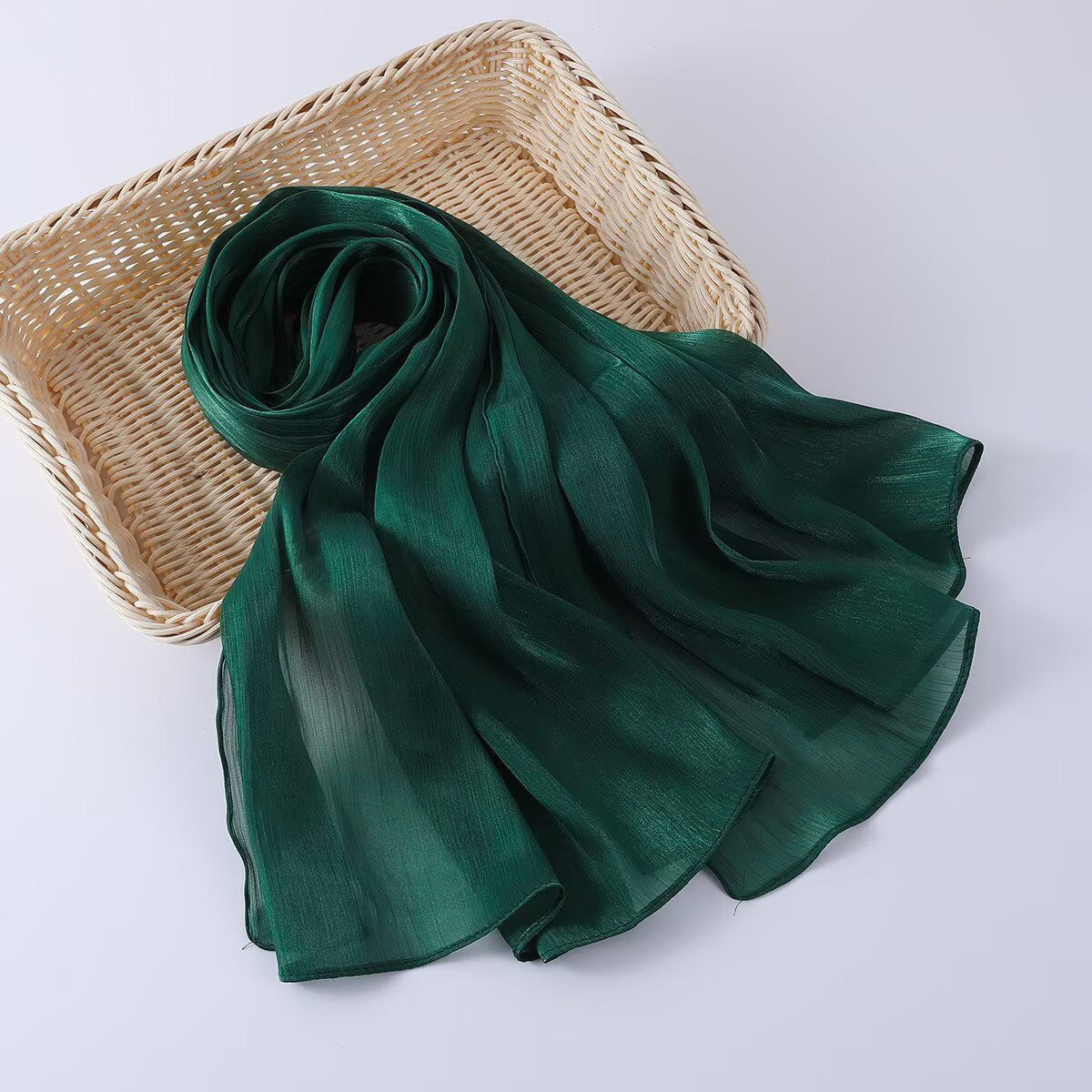 G690 Bright silk fabric breathable cool hijab