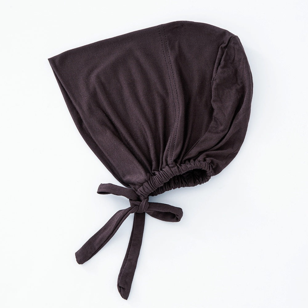 WJA351 Modal elastic adjustable solid color small hat cap - MinYang Fashion Apparel Accessory Manufacturer