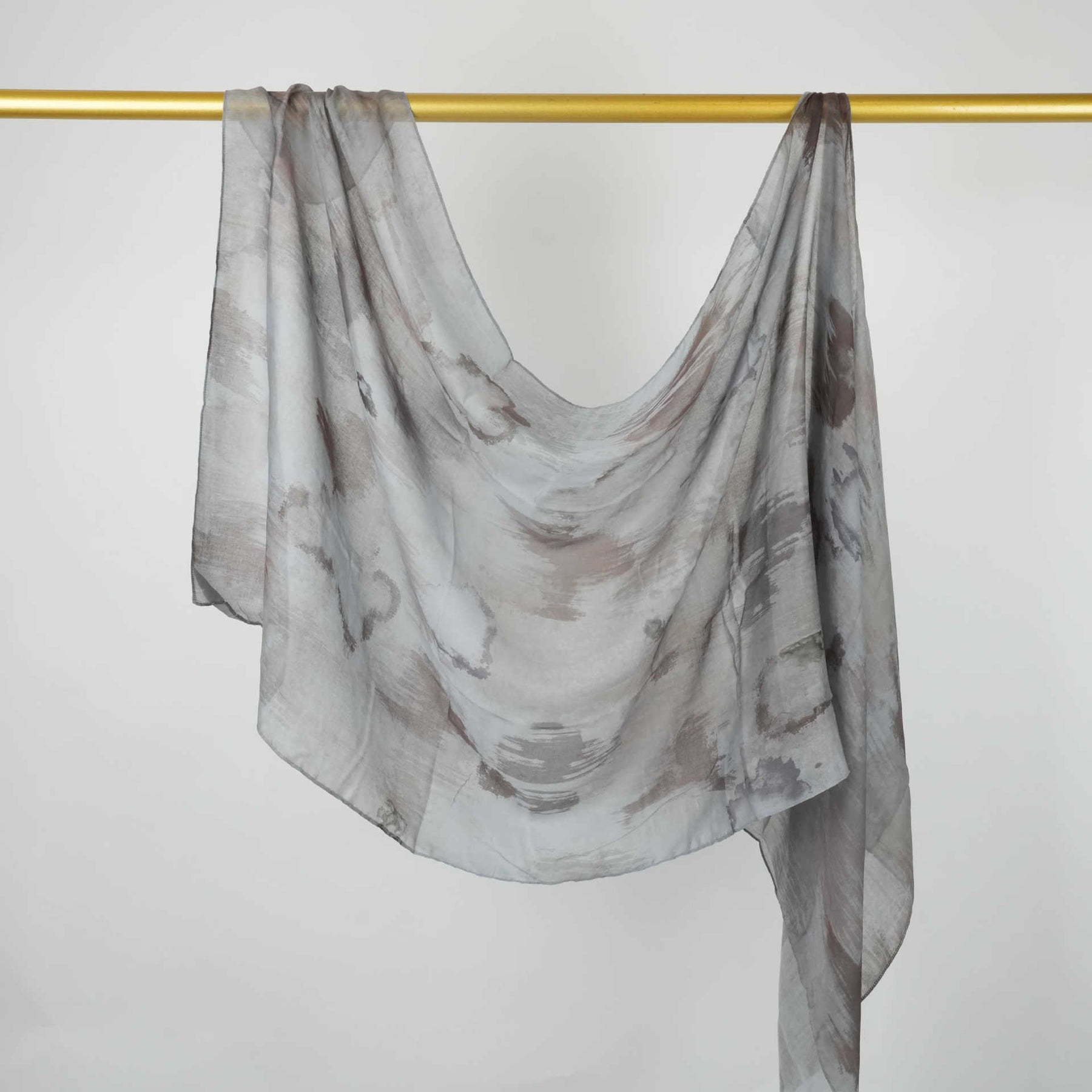 BF007 Polyester-cotton tie-dye watercolor hijab