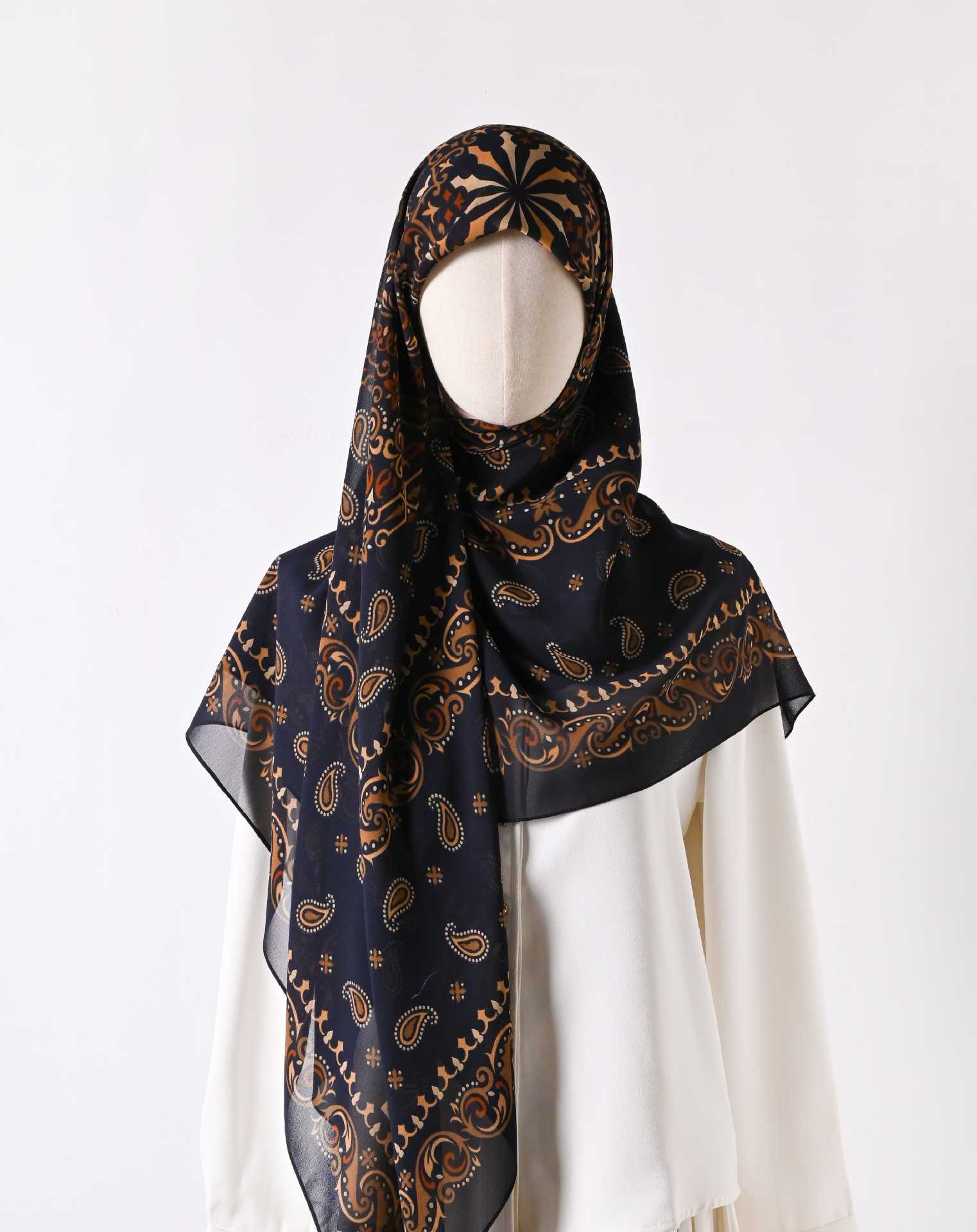 130 crystal chiffon 01 130*130cm Chiffon Scarf Silk Printed Sunscreen Scarf