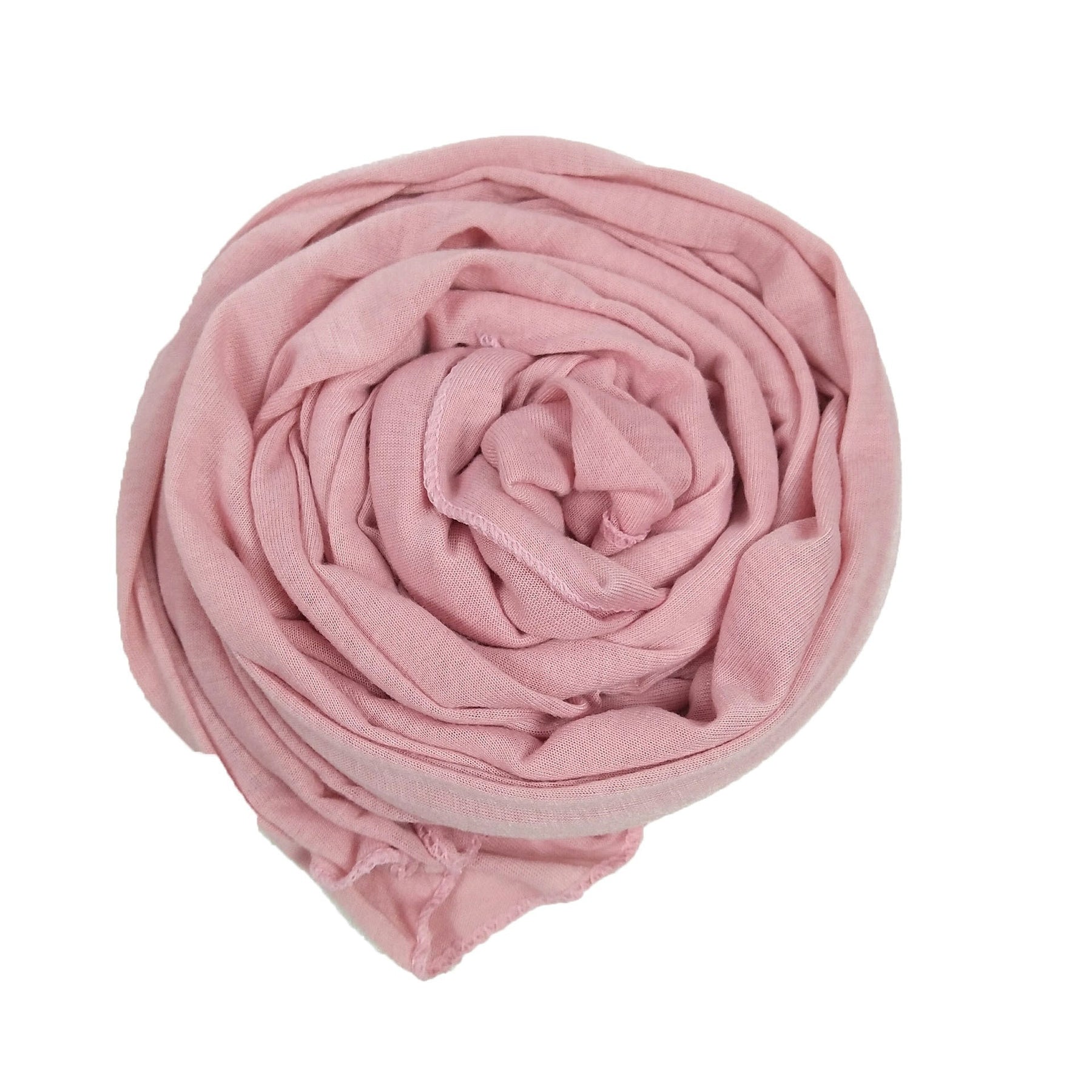 YS007 Gorro con bufanda de color liso modal