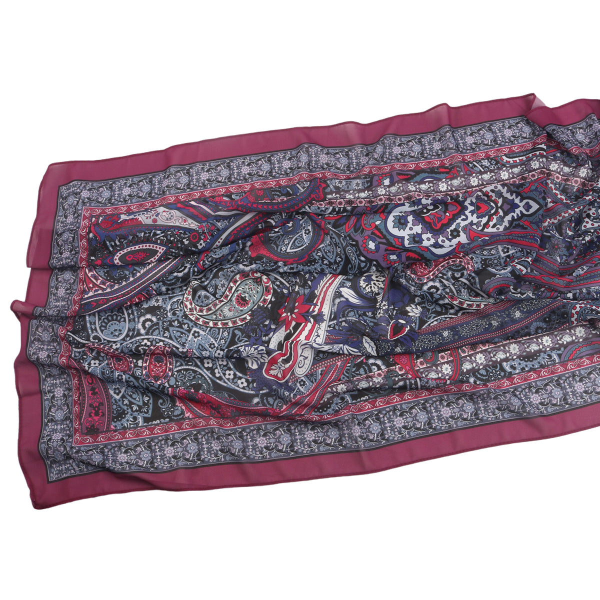 wj054 Printed breathable soft hijab