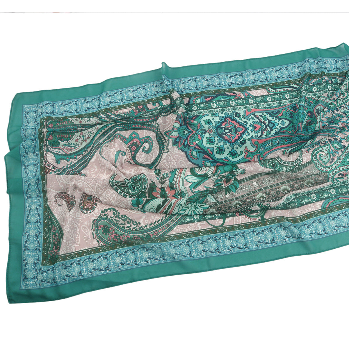 wj054 Printed breathable soft hijab