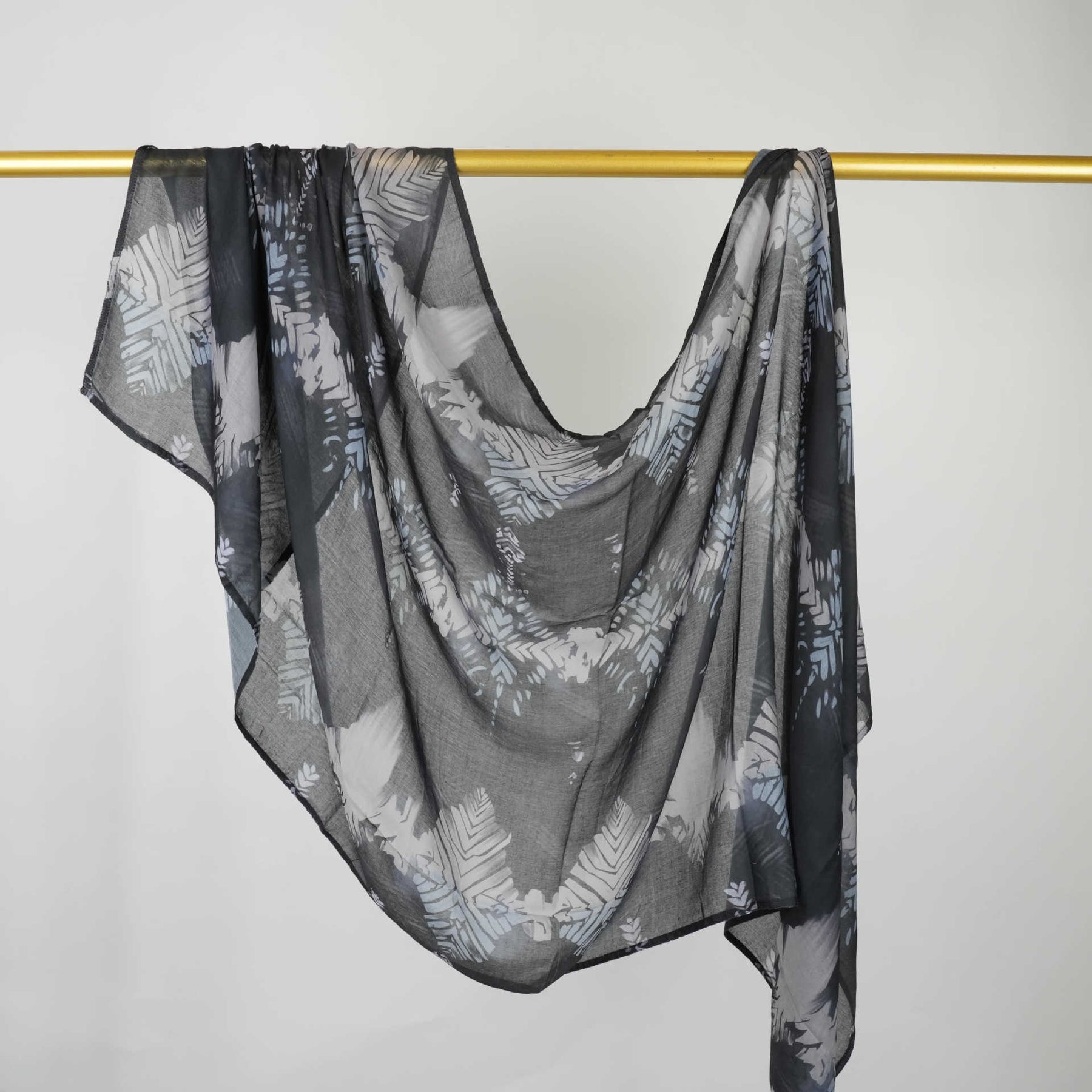 BF007 Polyester-cotton tie-dye watercolor hijab