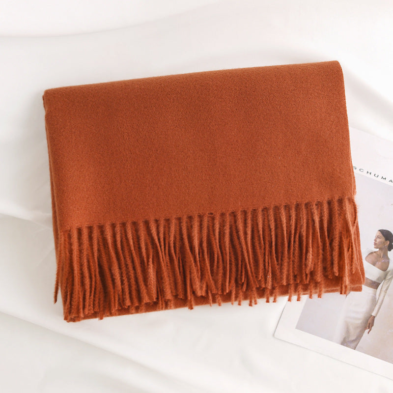 FH24-5889 All-match faux cashmere scarf winter scarf scarf