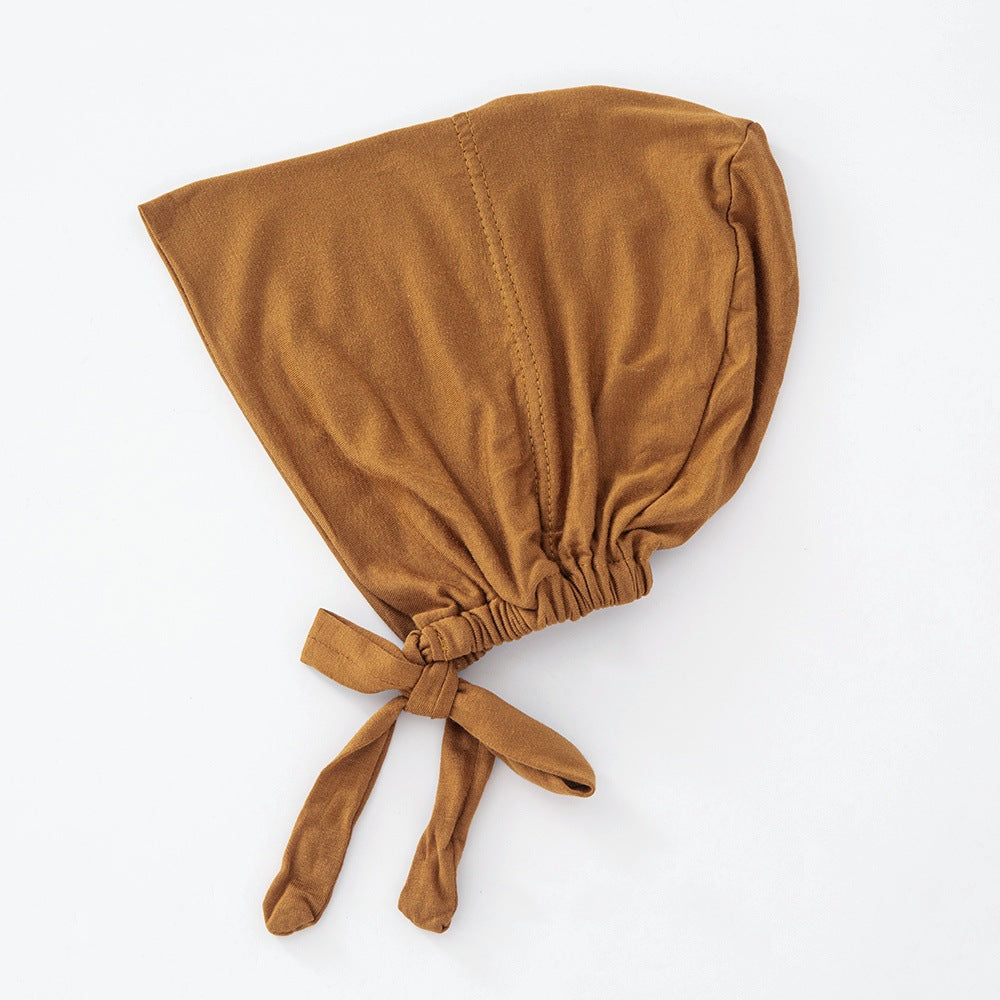WJA351 Modal elastic adjustable solid color small hat cap - MinYang Fashion Apparel Accessory Manufacturer