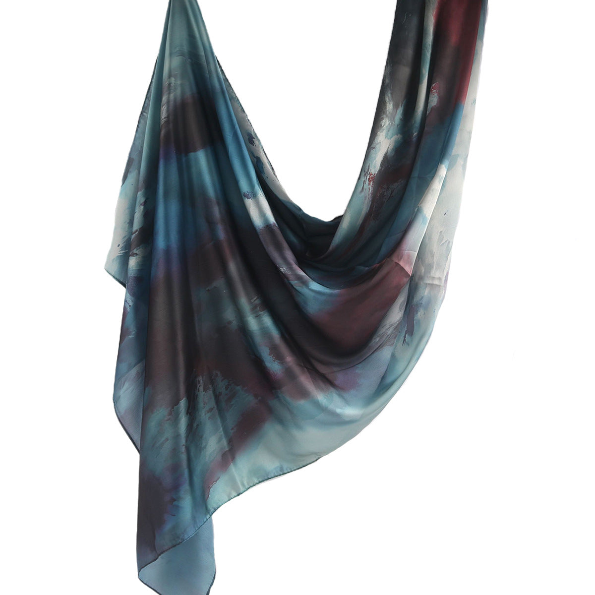 WJ003 Silk printed hijab